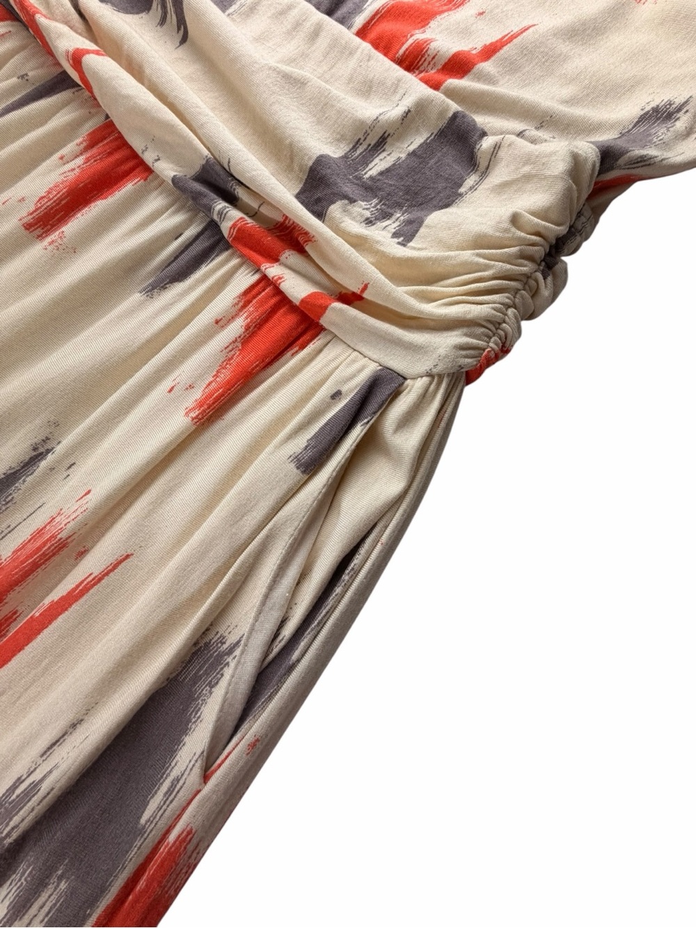 Anthropologie Maeve Women’s Sabine Ikat Print V-Neck Maxi Dress Size Medium - Picture 8 of 10